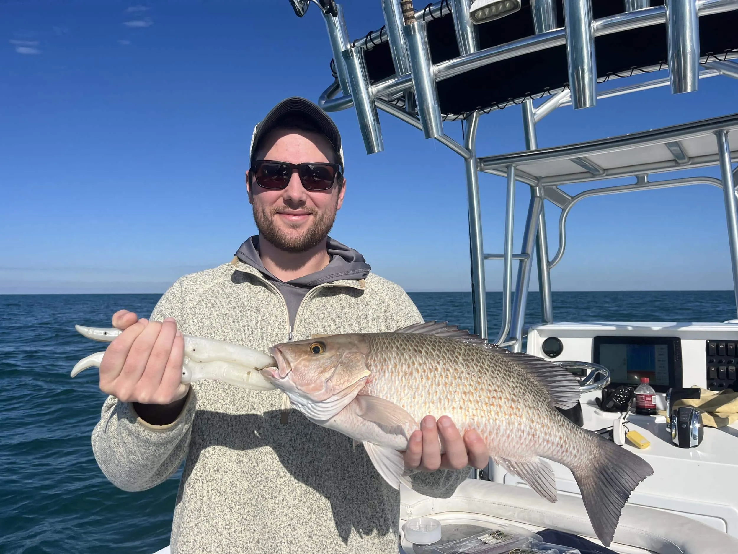 Client with their catch