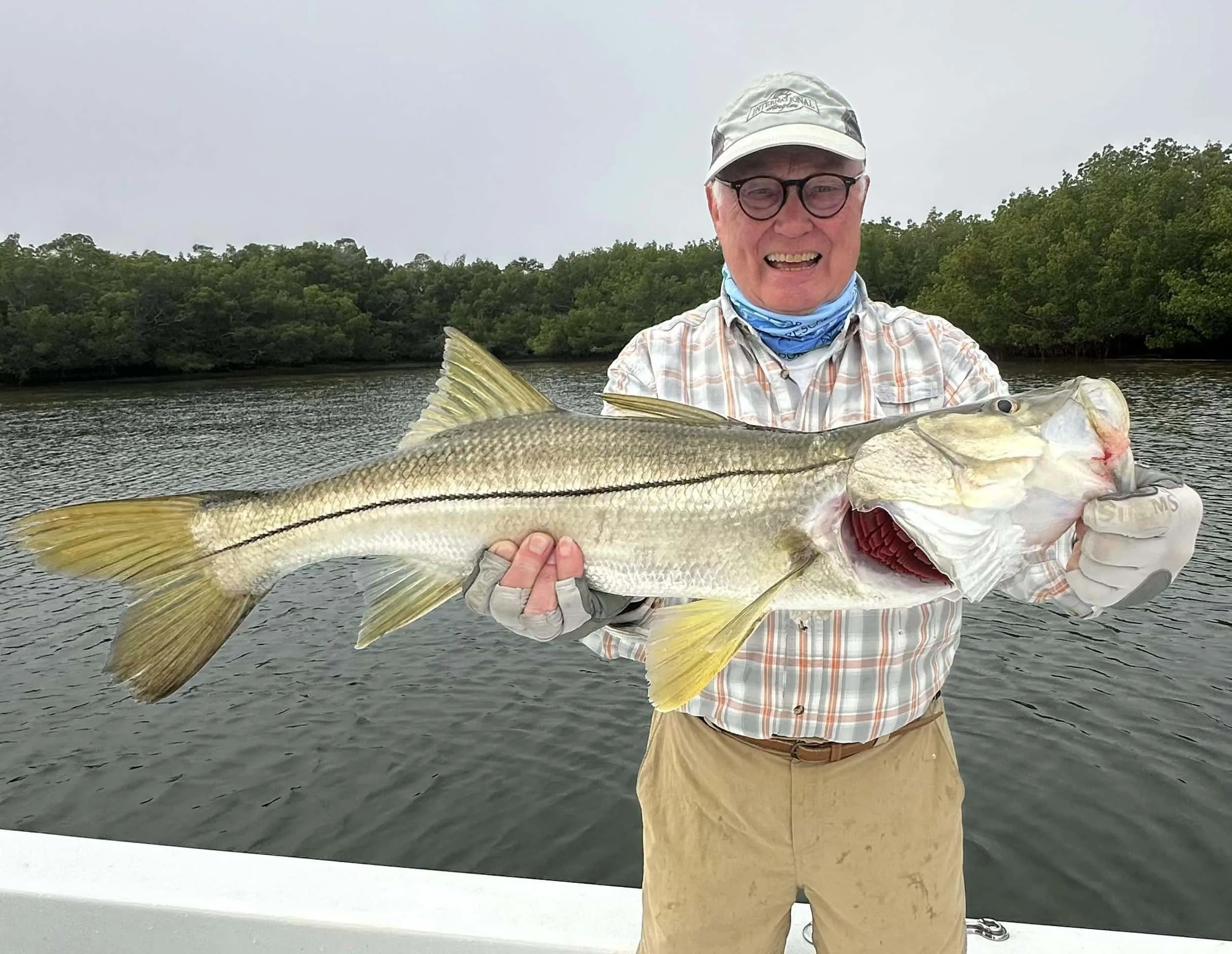 Client with their catch