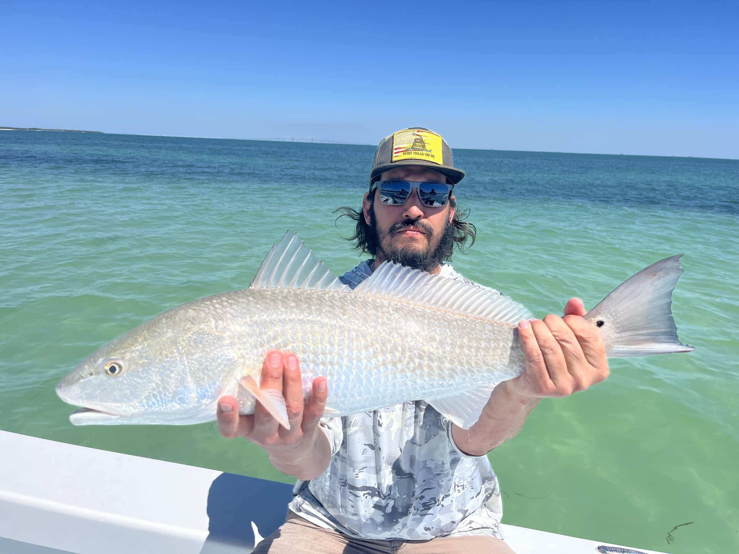 Client with their catch