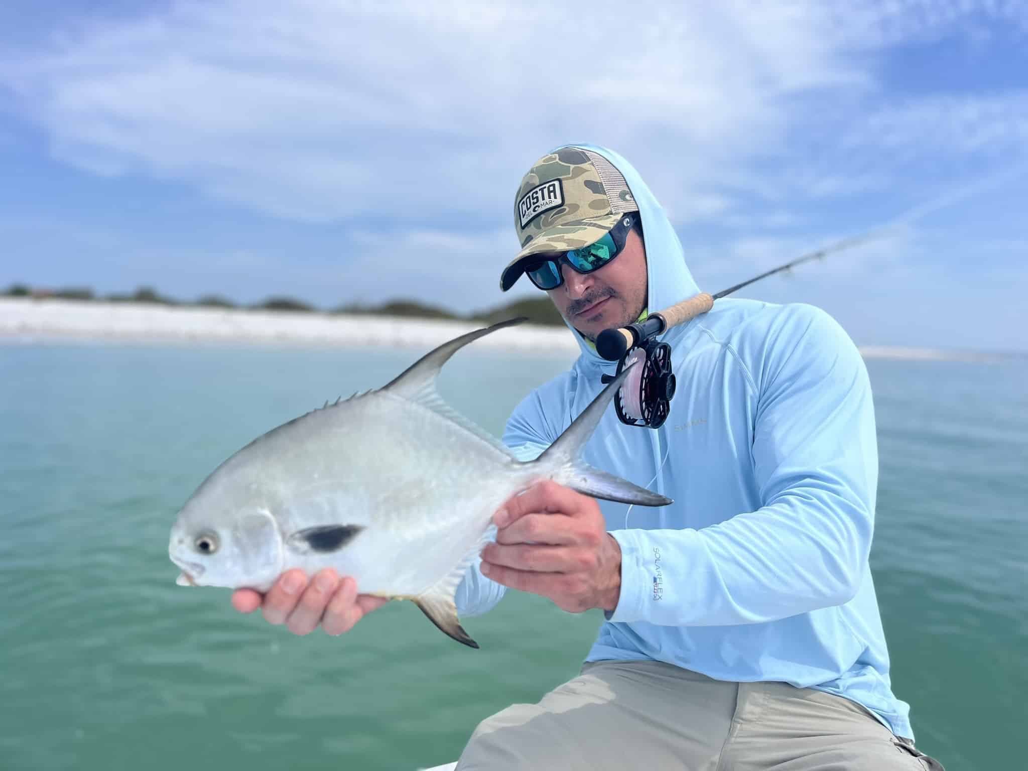 Man holding a permit