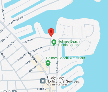 Map to 6398 Marina Way, Holmes Beach, FL